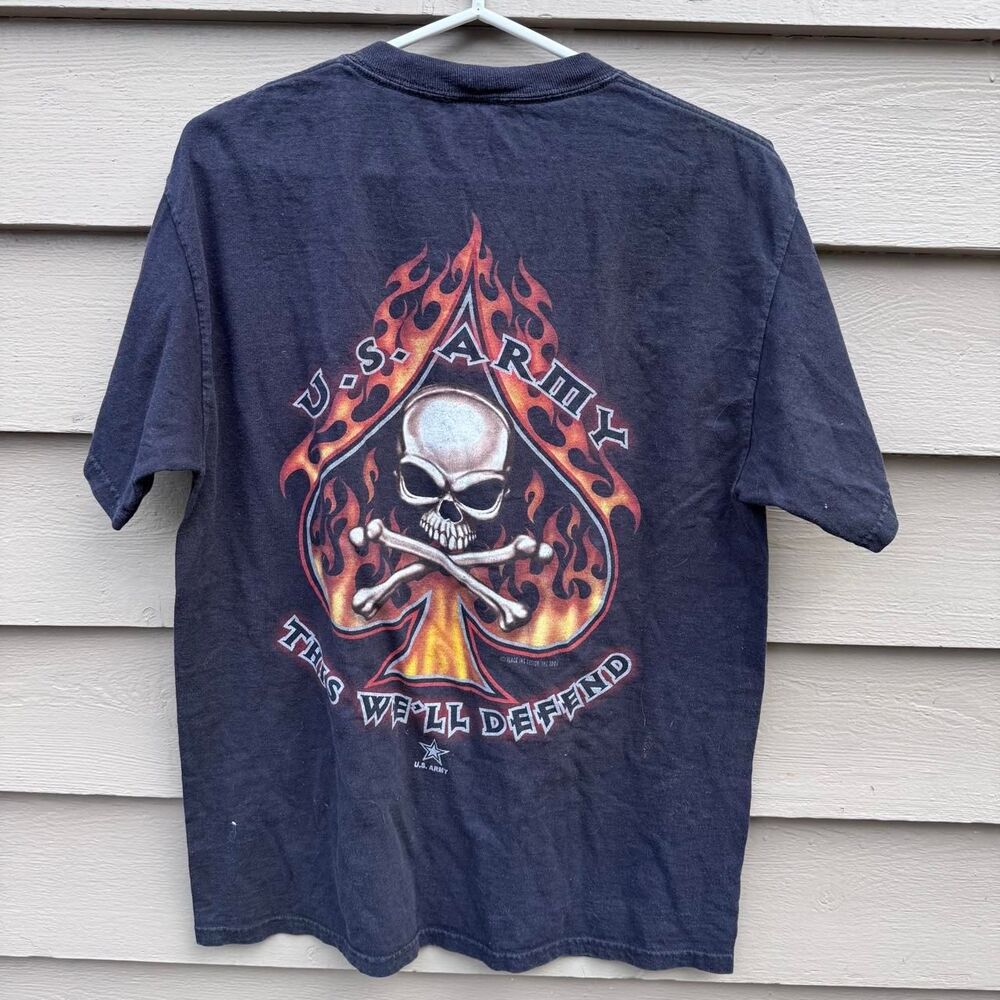 Soffe Men's Black and Navy T-shirt